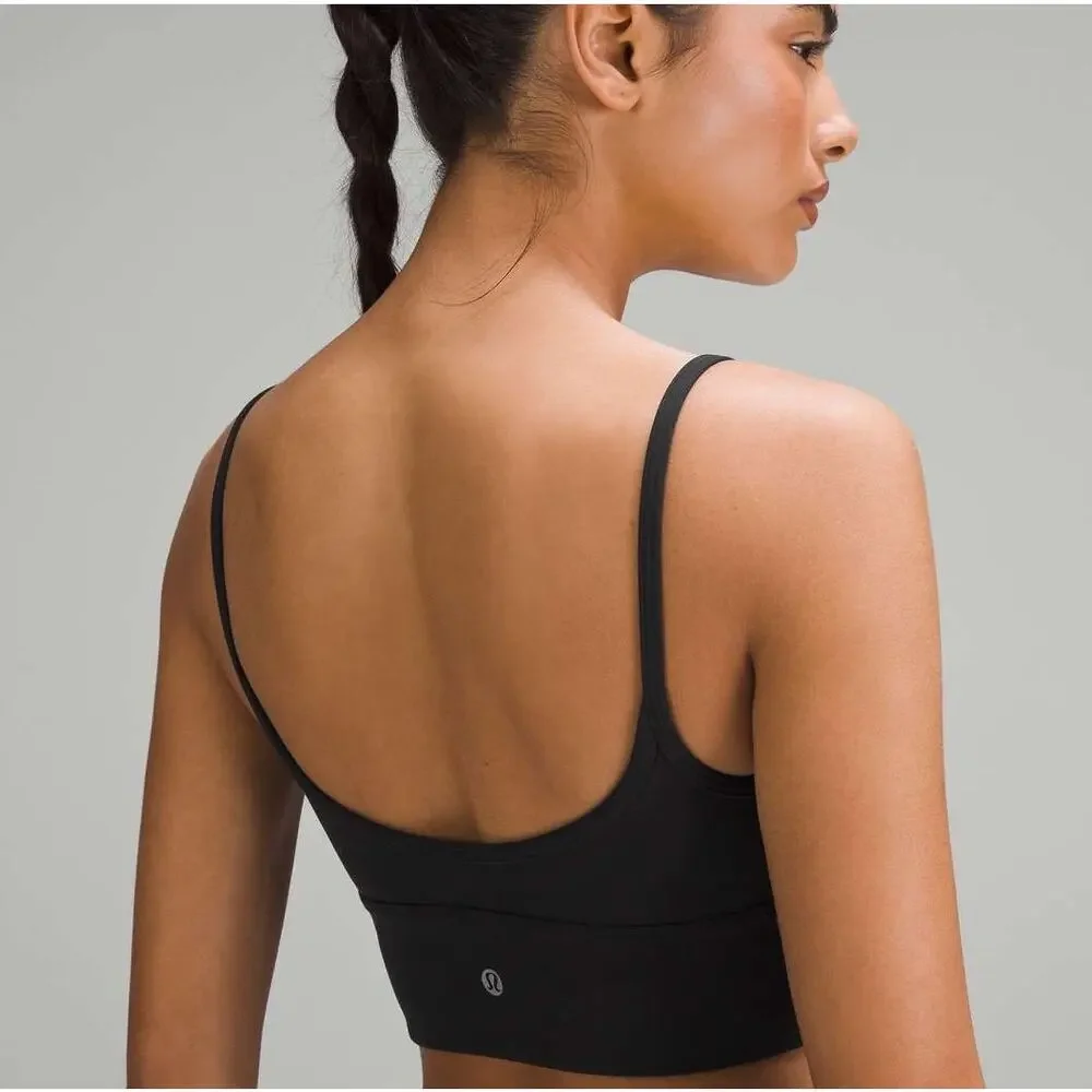 Lululemon Align Sweetheart Bra Light Support A/B Cup Black Size 4